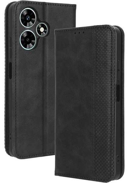 Infinix Sıcak 30 Oynamak Için Kılıf Manyetik Kapatma Cüzdan Pu Deri (Yurt Dışından)