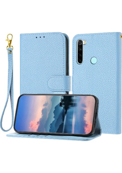 Colorful Shop Telefon Kılıfı Için Xiaomi Redmi Not 8 Pu Deri Cüzdan Kart Yuvaları Tutucu Çevirin (Yurt Dışından)