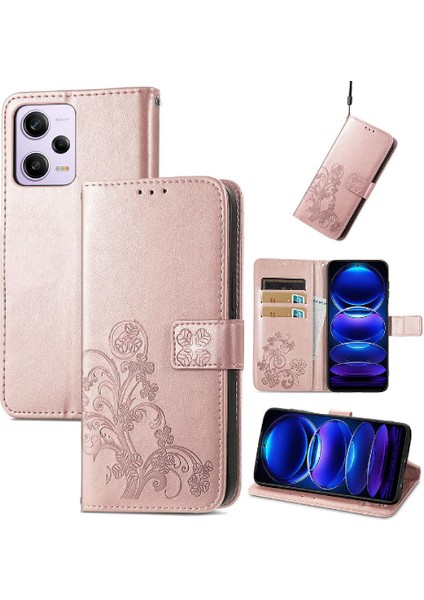 Xiaomi Redmi Için Not 12 Pro Zarif Iş Dört Yapraklı Yonca Durumda (Yurt Dışından)
