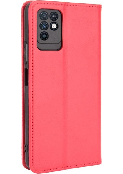 Colorful Shop Infinix Not 10 Cüzdan Manyetik Kapatma Pu Deri Için Kılıf (Yurt Dışından)