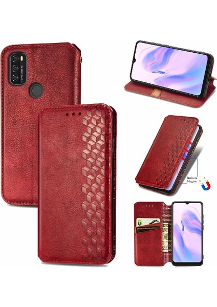 Blackview A70 Zarif Iş Deri Çanta Cüzdan Fonksiyonu Için Kılıf (Yurt Dışından)