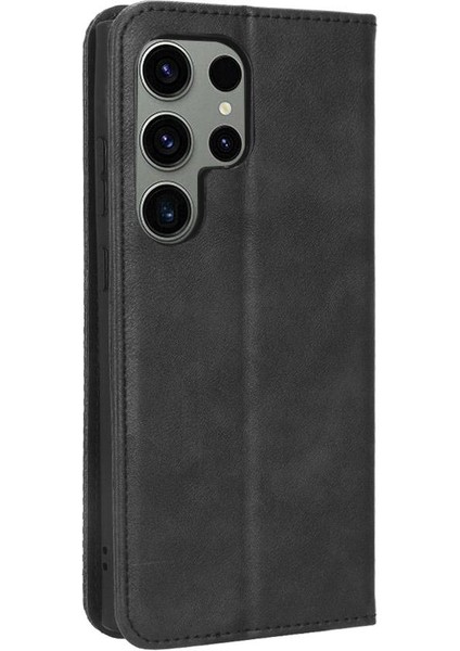 Samsung Galaxy S23 Ultra 5g Pu Deri Cüzdan Manyetik Kapatma (Yurt Dışından)