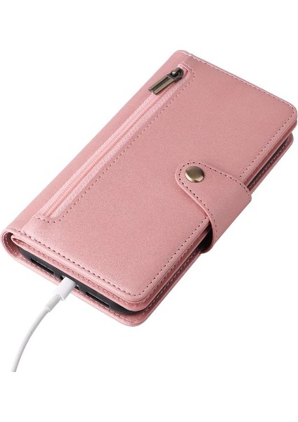 El Kayışı Kart Tutucu Fermuar Cüzdan Kapağı ile Google Piksel 4xl Için Kılıf (Yurt Dışından) modelleri