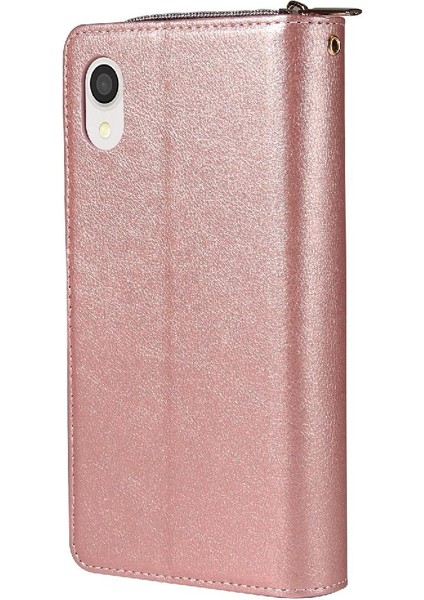 Samsung Galaxy A22E Fermuar Cep Kart Tutucu Cüzdan Kılıf 9 (Yurt Dışından)