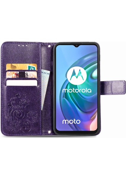 Motorola Moto G30 Deri Kılıf Kapak Kapak Kısa Kayış Zarif (Yurt Dışından) indirimleri