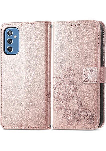 Samsung Galaxy M52 5g Dört Yapraklı Yonca Deri Kılıf Kısa Kayış (Yurt Dışından) fiyatları