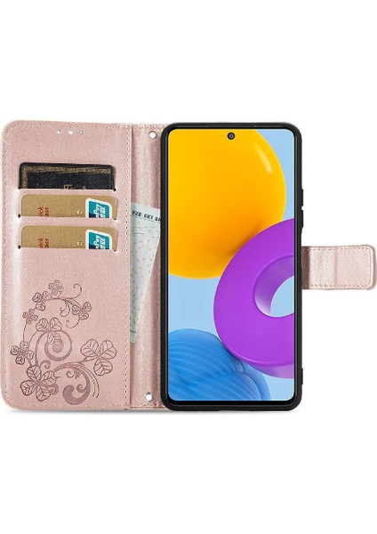 Samsung Galaxy M52 5g Dört Yapraklı Yonca Deri Kılıf Kısa Kayış (Yurt Dışından) indirimleri