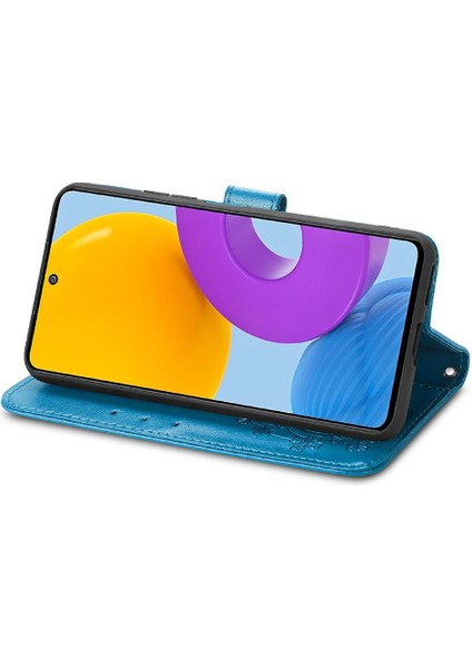 Samsung Galaxy M52 5g Dört Yapraklı Yonca Deri Kılıf Kısa Kayış (Yurt Dışından) indirimleri