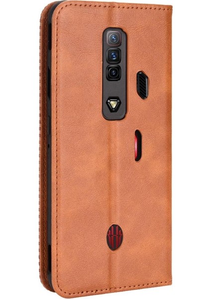 Zte Nubia Kırmızı Sihirli 7 Pu Deri Manyetik Kapatma Cüzdan (Yurt Dışından) modelleri