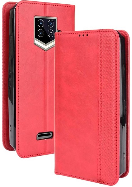 Oukitel WP15 Manyetik Kapatma Pu Deri Cüzdan Için Kılıf (Yurt Dışından)
