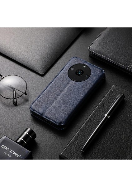 Oppo Realme 11 Pro Için Kılıf Zarif Iş Cüzdan Fonksiyonu Deri (Yurt Dışından)