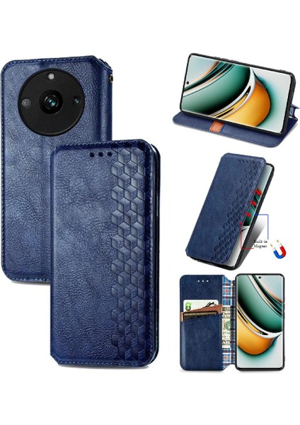 Oppo Realme 11 Pro Için Kılıf Zarif Iş Cüzdan Fonksiyonu Deri (Yurt Dışından)