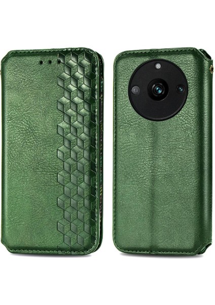 Oppo Realme 11 Pro Için Kılıf Zarif Iş Cüzdan Fonksiyonu Deri (Yurt Dışından)