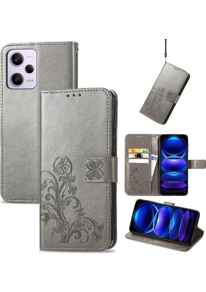 Xiaomi Redmi Için Not 12 Pro Zarif Iş Dört Yapraklı Yonca Durumda (Yurt Dışından)