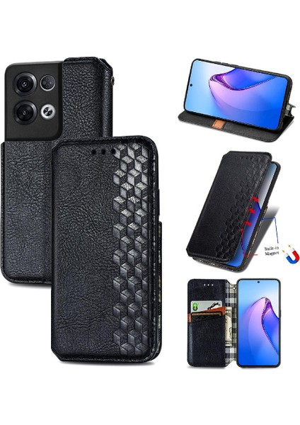 Oppo Oppo 8 Pro Flip Kapak Için Kılıf Moda Tasarım Cüzdan Fonksiyon Vaka (Yurt Dışından)
