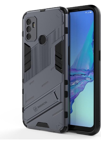 Oppo A53 4g Kickstand Koruyucu Kapak Için Kılıf Sağlam Askeri (Yurt Dışından)