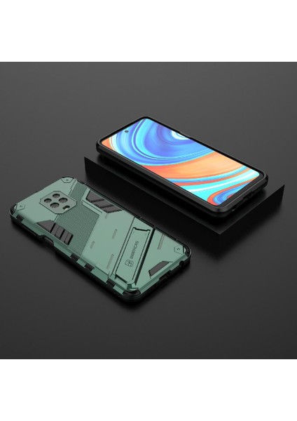 Xiaomi Redmi Not 9 Pro Max Koruyucu Kapak Kickstand Sağlam (Yurt Dışından)