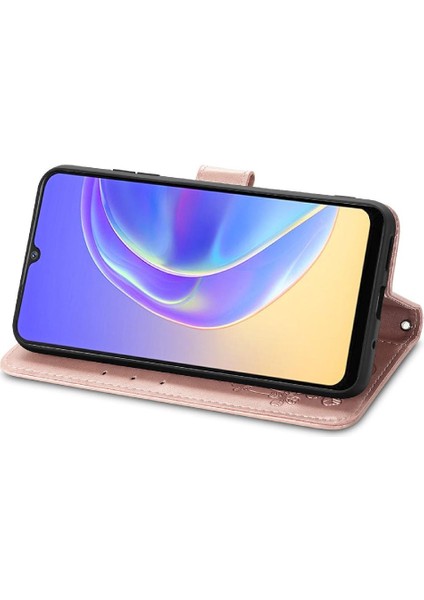 Vivo V21E 4g Için Kısa Kayış Dört Yapraklı Yonca Flip Kapak Zarif (Yurt Dışından) fiyatları
