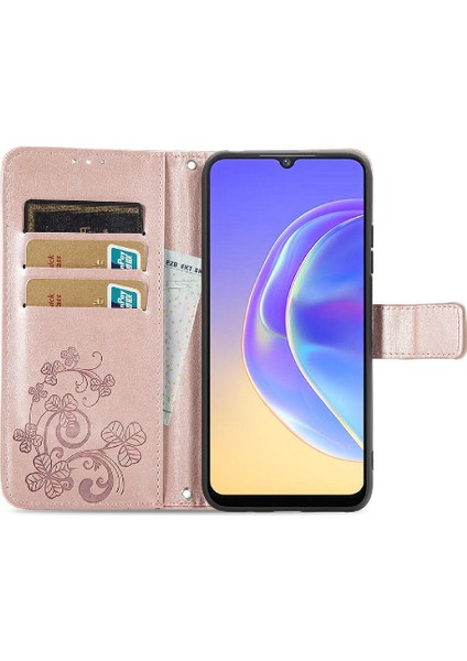 Vivo V21E 4g Için Kısa Kayış Dört Yapraklı Yonca Flip Kapak Zarif (Yurt Dışından) indirimleri