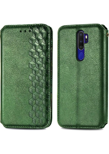 Oppo A5 2020 Zarif Iş Deri Kılıf Kapak Kapak Moda (Yurt Dışından) fiyatları