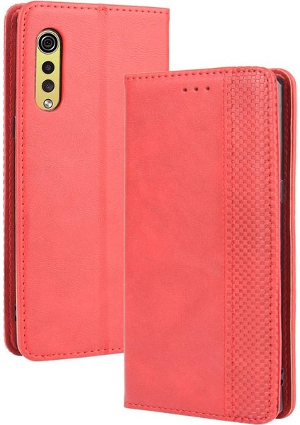Lg Kadife Cüzdan Pu Deri Manyetik Kapatma Için Kılıf (Yurt Dışından)