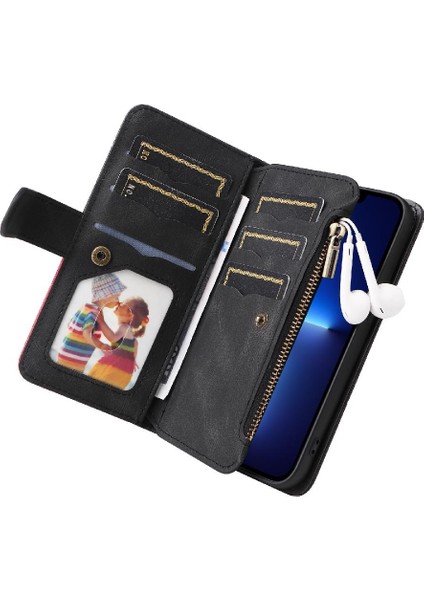 Kart Yuvası Standı ile IPhone 13 Pro Max Kickstand Koruyucu Kılıf (Yurt Dışından)