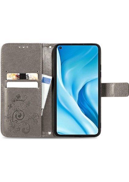 Xiaomi 11 Lite Için Kılıf Kapak Çevirin Kılıf Kısa Kayış Zarif Dört (Yurt Dışından) indirimleri