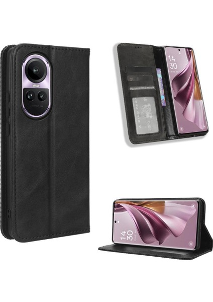 Oppo Oppo 10 5g Pu Deri Manyetik Kapatma Cüzdan Için Kılıf (Yurt Dışından)