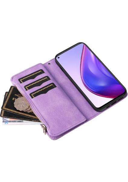 Xiaomi 10T/10T Pro Fermuar Cüzdan Tarzı ile Iki Renkli Dikiş (Yurt Dışından) indirimleri