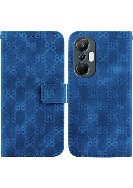 Infinix Sıcak 20S Için Telefon Kılıfı Kart Tutucu Cüzdan Kapak Çift 8 Kabartmalı (Yurt Dışından)