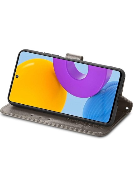 Samsung Galaxy M52 5g Dört Yapraklı Yonca Deri Kılıf Kısa Kayış (Yurt Dışından) modelleri