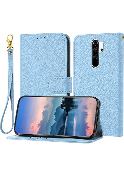 Colorful Shop Telefon Kılıfı Için Xiaomi Redmi Not 8 Pro Kart Yuvaları Tutucu Litchi Desen Pu (Yurt Dışından)