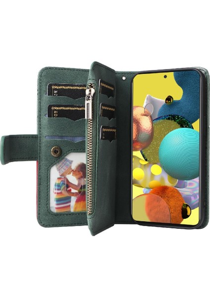 Samsung Galaxy A51 4g Için Kılıf Kart Yuvası Standı ile Dokuz Kart Yuvaları Tarzı (Yurt Dışından) indirimleri