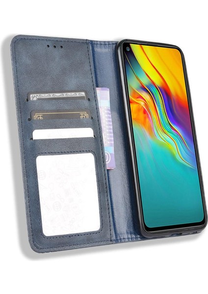 Infinix Sıcak 9 Pu Deri Cüzdan Manyetik Kapatma Için Kılıf (Yurt Dışından)