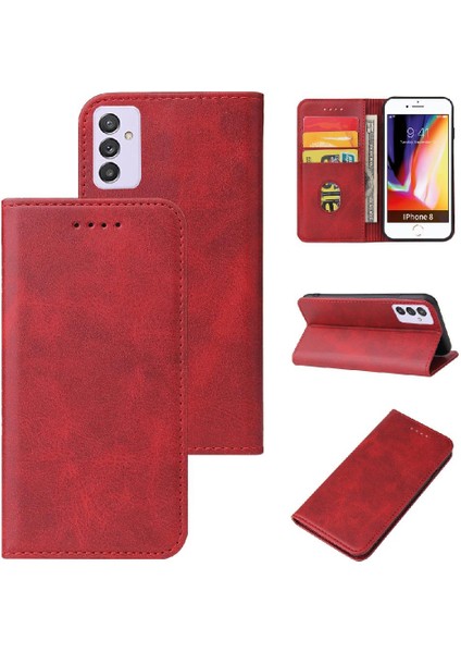 Colorful Shop Samsung Galaxy A82 5g Tam Koruma Deri Folio Flip Case (Yurt Dışından)