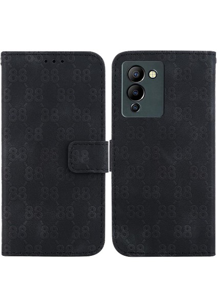 Infinix Not 12 G96 Için Telefon Kılıfı Pu Deri Cüzdan Kapak Kart Tutucu 8 (Yurt Dışından)