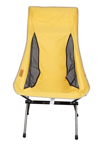 Taşınabilir Katlanabilir Kamp Plaj Güneş Sandalye Sırt Çantası Veranda Şezlong -, 44X37X102CM Sarı (Yurt Dışından)