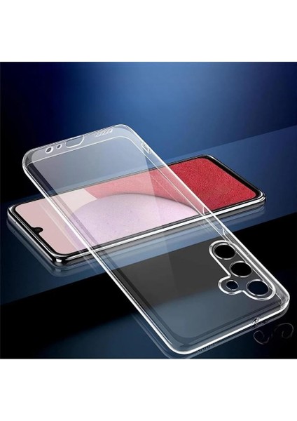 Samsung Galaxy A14 Uyumlu 3D Kamera Korumalı Şeffaf Darbe Emici Özellikli Sararmaz Ince Lüx Case