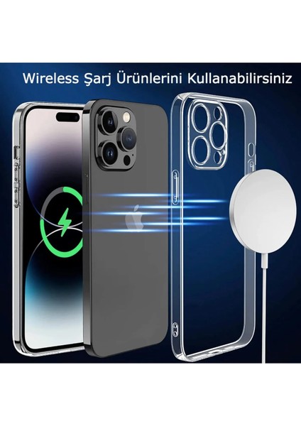 Iphone 11 Uyumlu 3D Kamera Korumalı Şeffaf Darbe Emici Özellikli Sararmaz Ince Lüx Case