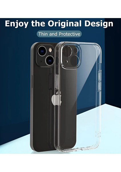 Iphone 11 Uyumlu 3D Kamera Korumalı Şeffaf Darbe Emici Özellikli Sararmaz Ince Lüx Case