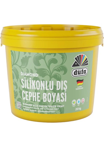 Diamond Silikonlu Dış Cephe Boyası Beyaz 20 kg