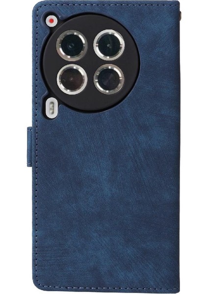 Tecno Camon 30 Premier 5g Flip Folio Cüzdan Pu Deri Kart Yuvaları Için Kılıf (Yurt Dışından)