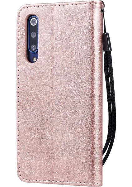Kart Yuvası ile Xiaomi 9 Se Için Flip Case Klasik Düz Renk Iş Durum (Yurt Dışından) fırsatları