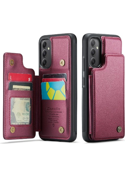 Samsung Galaxy A34 5g Kickstand Rfıd Engelleme Ince Için Caseme Cüzdan Kılıf (Yurt Dışından)