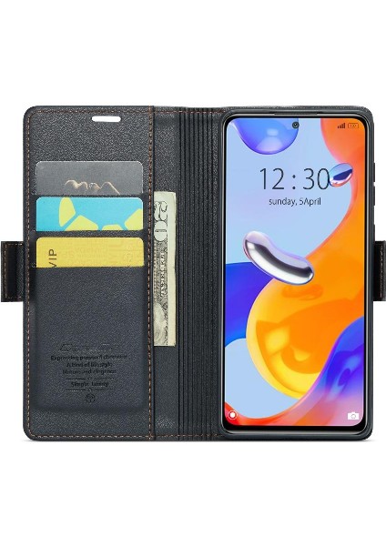 Xiaomi Redmi Not 11 Pro 4g Için Caseme Durumda/5g Cüzdan Durumda Kart Yuvası Anti (Yurt Dışından) modelleri