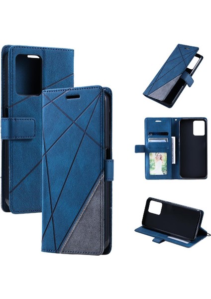 Realme C35 Pu Deri Manyetik Darbeye Kart Tutucu Kickstand Için Kılıf (Yurt Dışından)