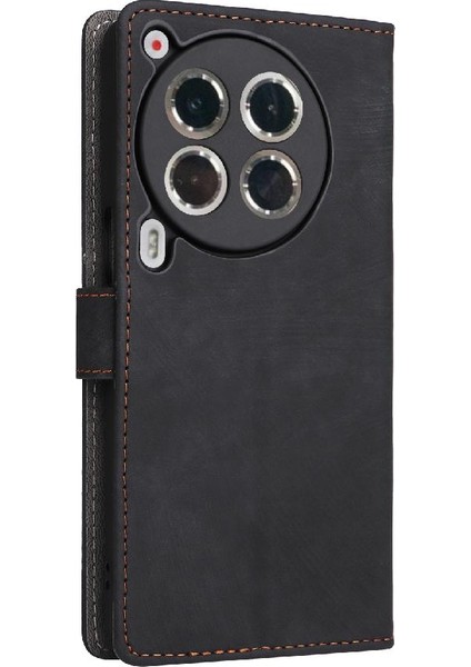 Tecno Camon 30 Premier 5g Flip Folio Cüzdan Pu Deri Kart Yuvaları Için Kılıf (Yurt Dışından)