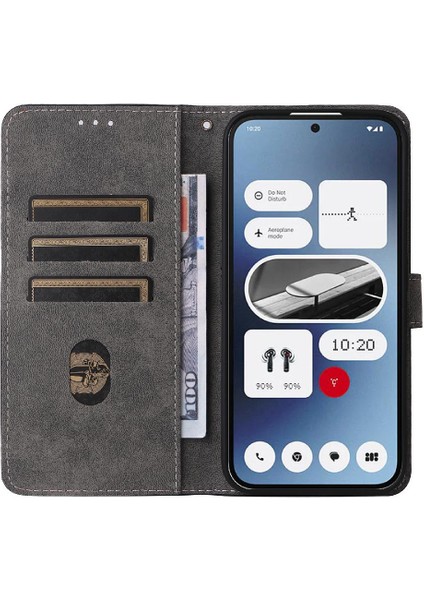 Nothing Telefon 2A Rfıd Engelleme Pu Deri Flip Folio Cüzdan Kart (Yurt Dışından)