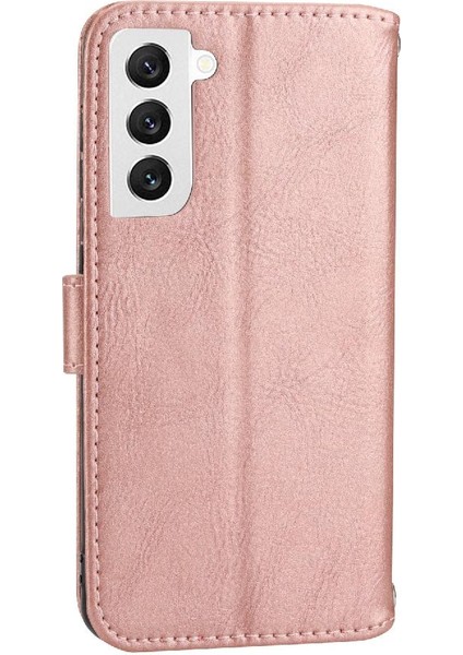 Samsung Galaxy S22 5g Için Flip Case Kickstand Kart Tutucu Pu Deri Anti (Yurt Dışından)