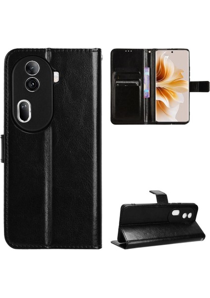 Oppo Oppo 11 Pro 5g Için Kılıf Cüzdan Kapak Çevirin Manyetik Kart Tutucu (Yurt Dışından)